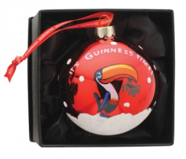 Guinness Dekokugel rot mit Guinness Toucan