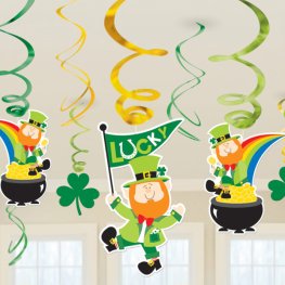 St. Patrick's Day Hängewirbel für die irische Party