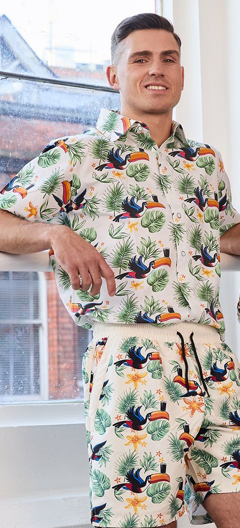 Guinness Freizeithemd mit Flying Toucan Motiv XL