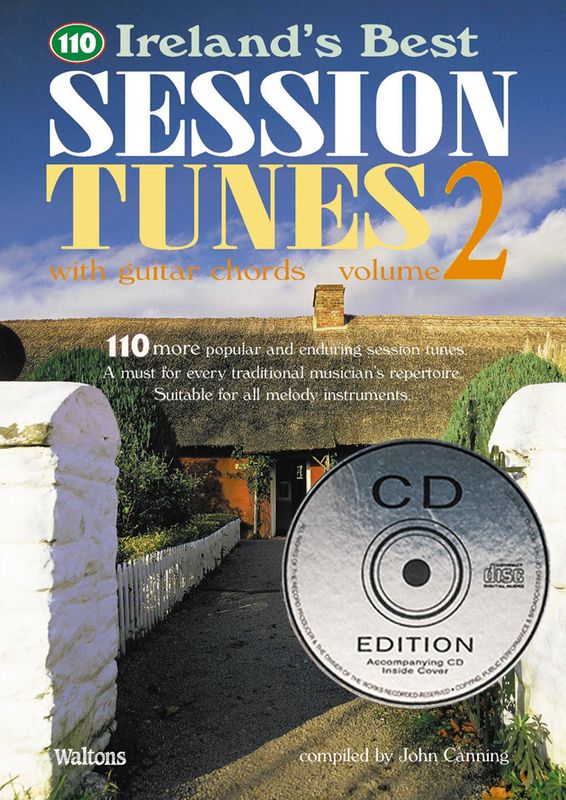 110 Ireland's Best Session Tunes, Band 2, mit 2 Begleit-CD's