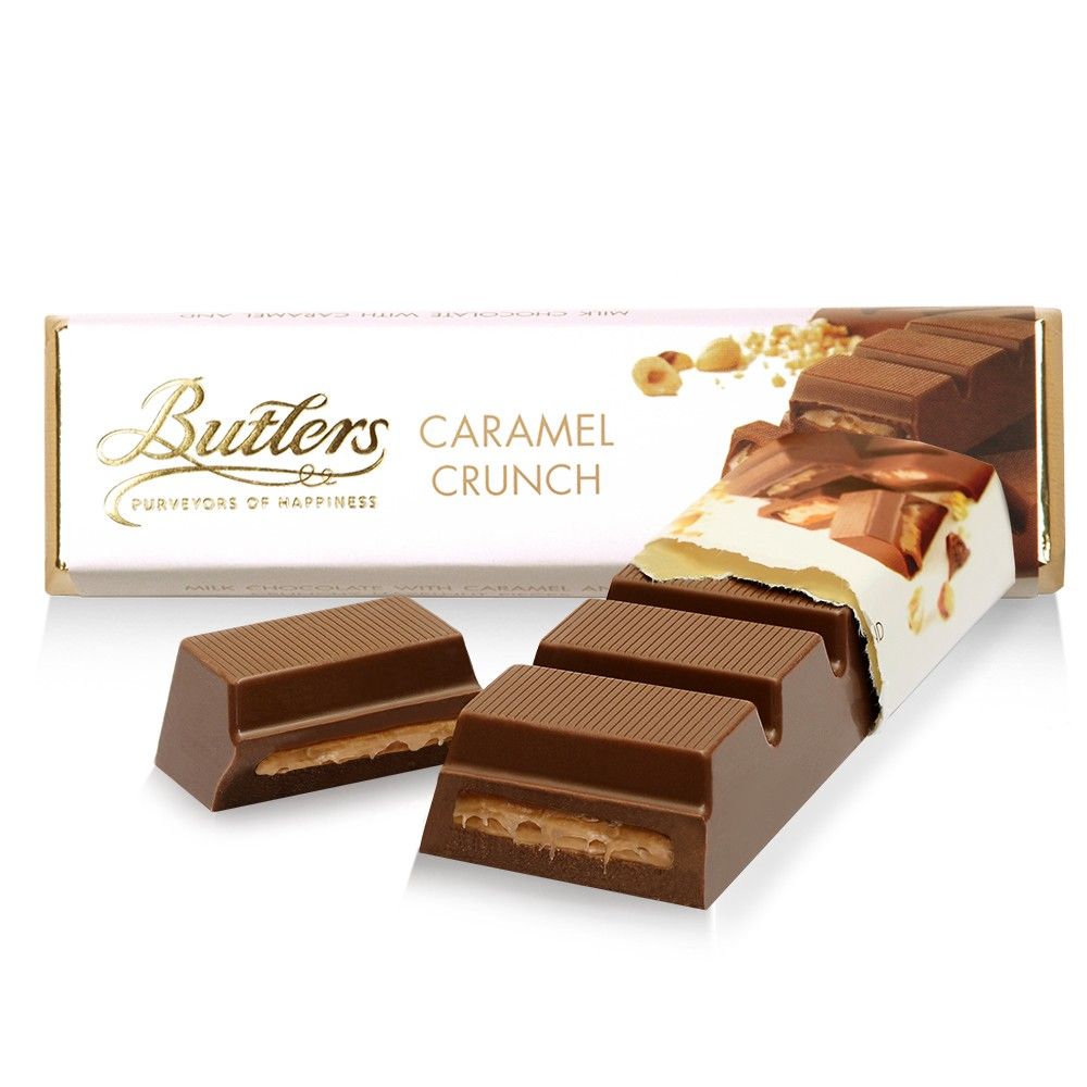Butlers Schokoladenriegel mit Karamell-Trüffelfüllung. 10 x 75g. MHD: 02.04.2025