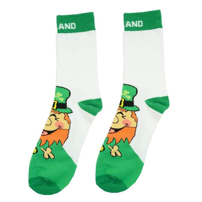 Baumwollsocken Lachende Leprechauns aus Irland