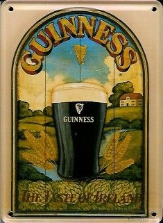 Guinness Blechschild Taste of Ireland