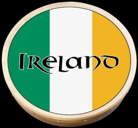 Waltons Bodhrán, 20 cm, Tri Colour, Rahmentrommel