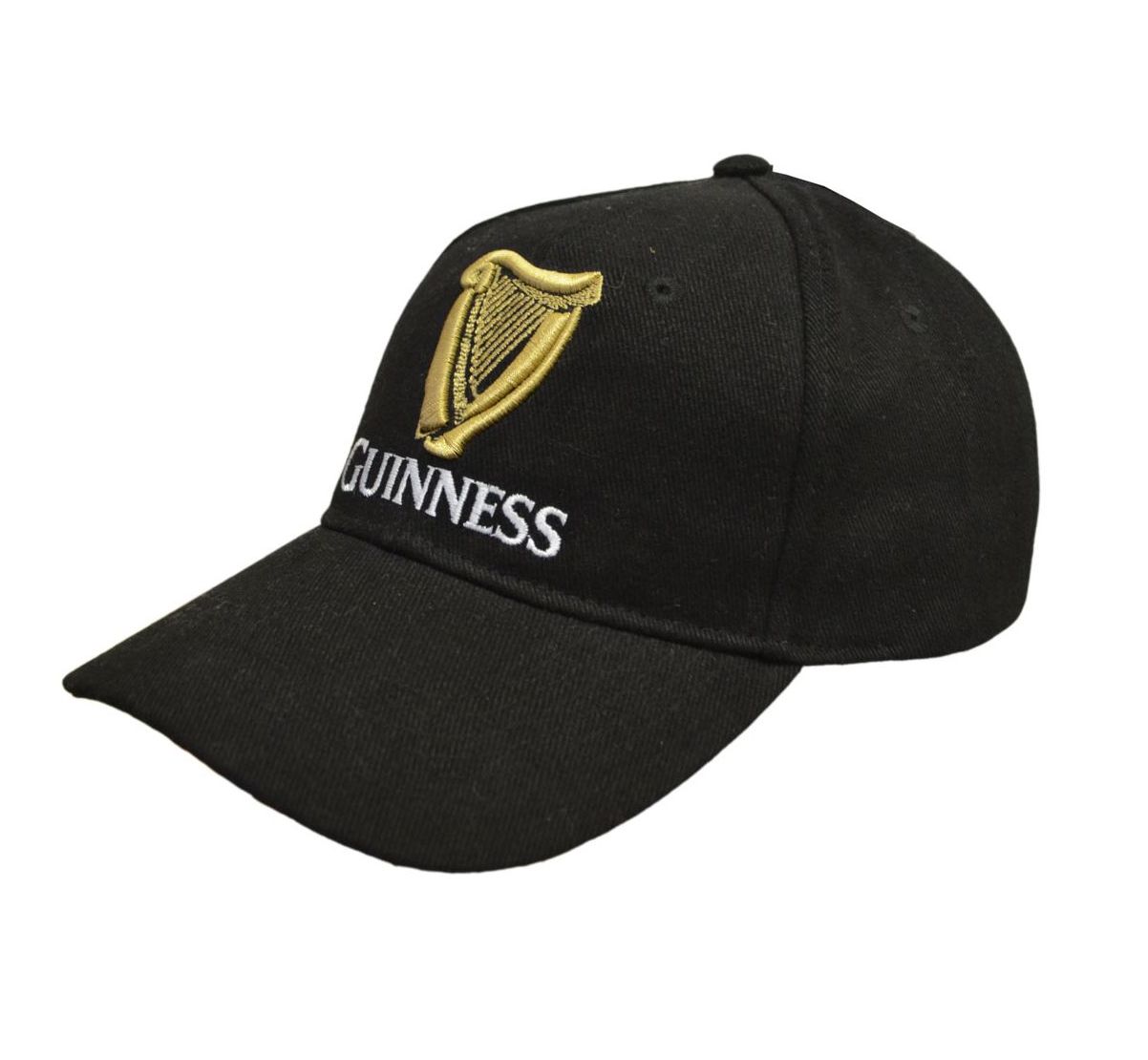 Guinness Schirmmütze, Basecap, schwarz mit kleinem Fehler