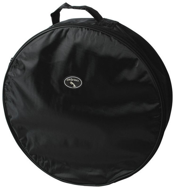 Bodhran Cover Nylon Black (Tasche mit Tragegurt, gepolstert)