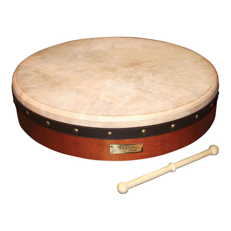 Bodhran aus Irland, irische Rahmentrommel. Durchmesser: 47 cm