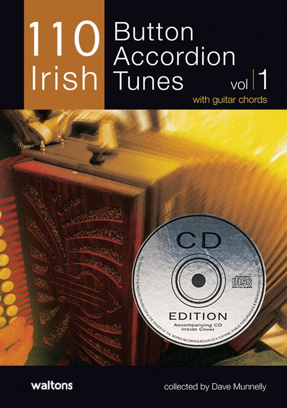 Irisches Button Akkordeon Lehrbuch und CD mit 110 Tunes. Vol. 1