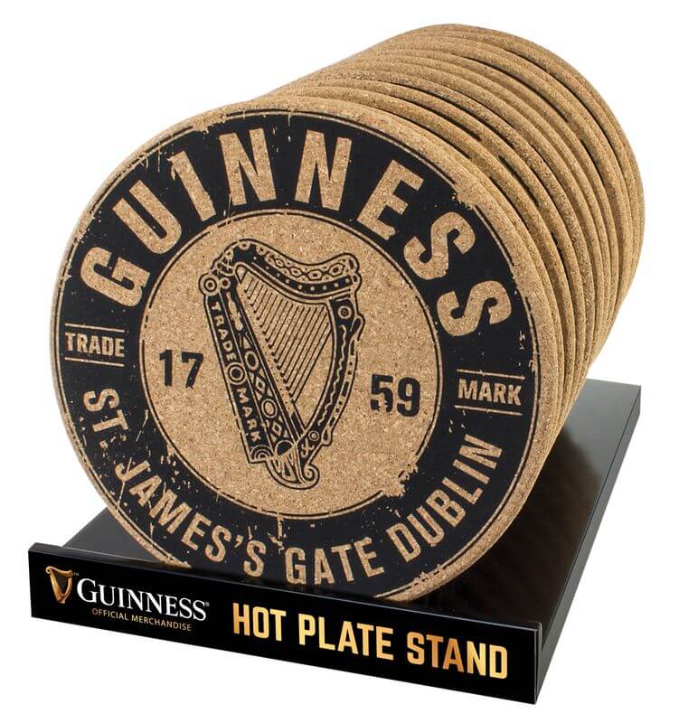 Guinness Topfuntersetzer aus Kork