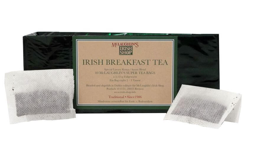 40 Super Tea Bags Irischer Frühstückstee in Teebeuteln