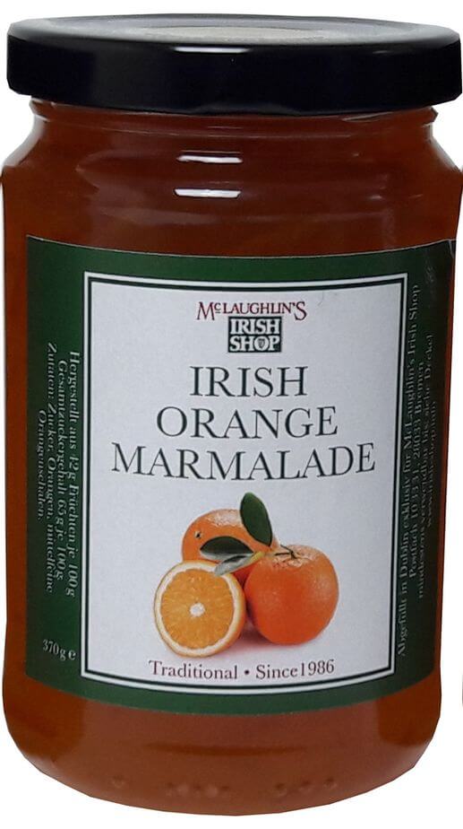 Irische Orangenmarmelade McLaughlin's Irish Shop, 370g