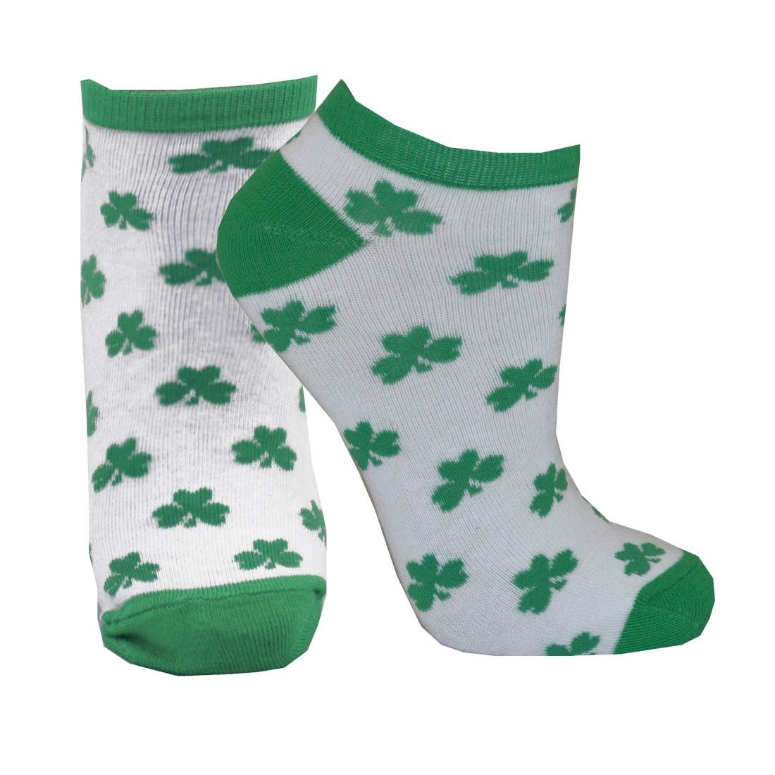Irische Damen Sneaker Socken mit Kleebllattmotiv