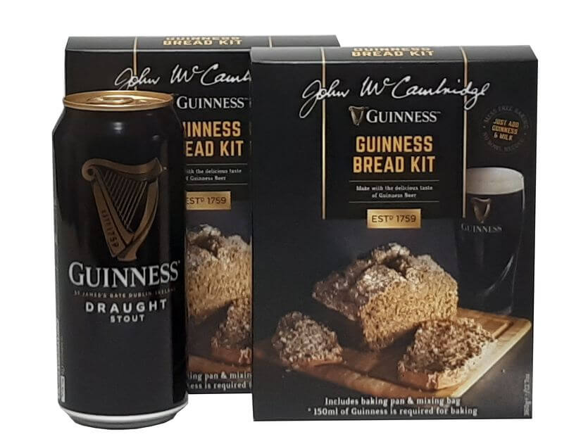 Guinness Brot Backmischung Set und 1 Dose Guinness Bier