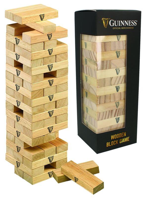 Guinness Wackelturm aus Holz, Irisches Geschicklichkeitsspiel