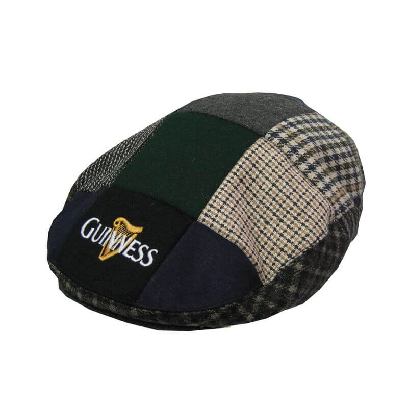 Guinness Schirmmütze in traditioneller Tweedoptik XL