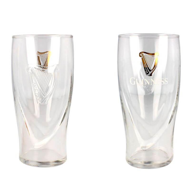 Guinness Glas Harfe in 2er Set