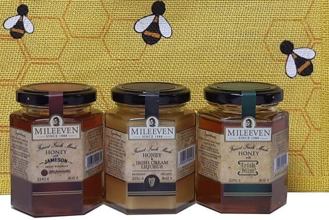 Irische  Bienenhonig- Spezialitäten 3er Auswahl