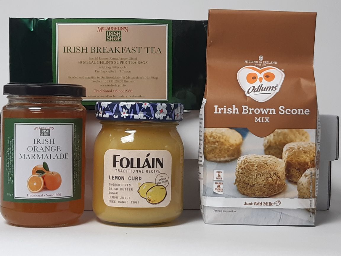 Irisches Teatime Spezialitätenpaket mit Scones