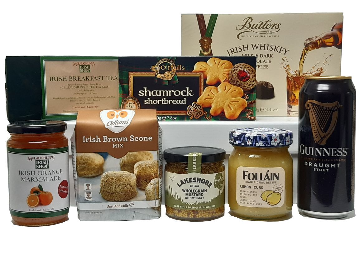 Essen und Trinken aus Irland Geschenkverpackt.Frei