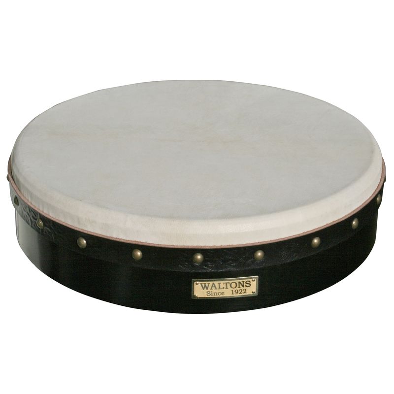 Waltons Bodhrán, 40 cm, Pro5 Dlx Black, Rahmentrommel