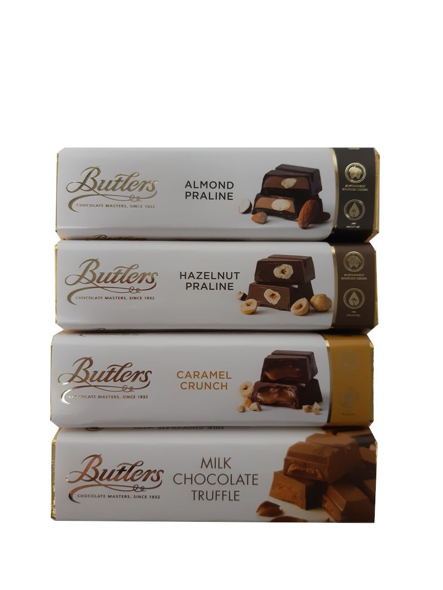 Butlers Irische Schokoladenriegel mit Trüffelcreme. Auswahl