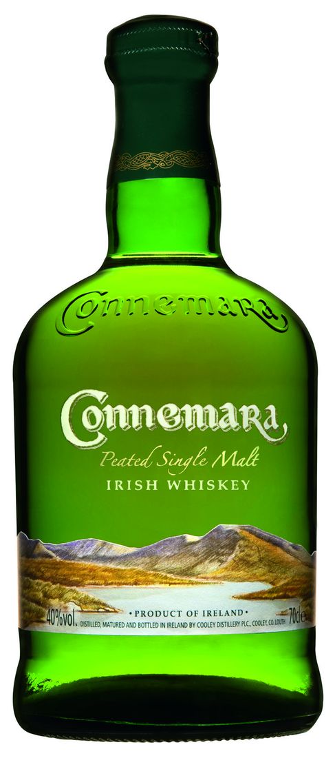 Irish Whiskey, Connemara peated Single Malt Whiskey