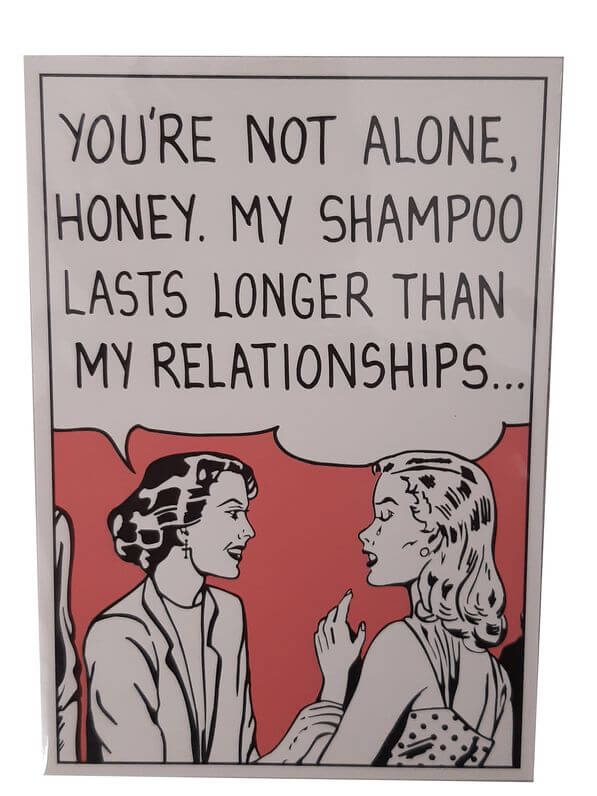 Grußkarte Shampoo Grußkarte Shampoo