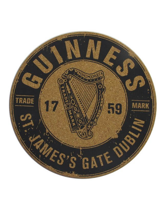 Guinness Topfuntersetzer aus Kork