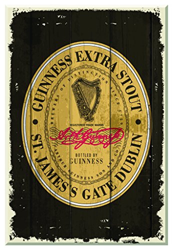 Guinness Nostalgie Holzschild Brauerei Logo