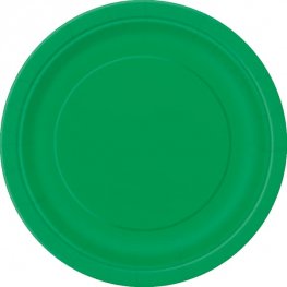 Grüne Teller für die irische Party