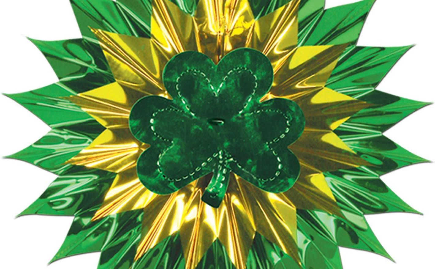 St. Patricks Day Irischer Dekostern