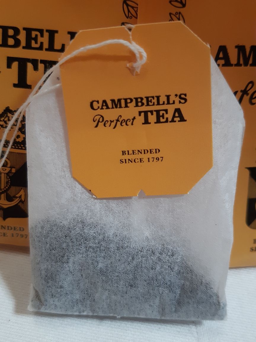 Campbell's Frühstücksteebeutel aus Irland.