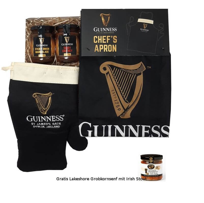 Guinness Grill Geschenkpaket mit GRATIS  Mustard