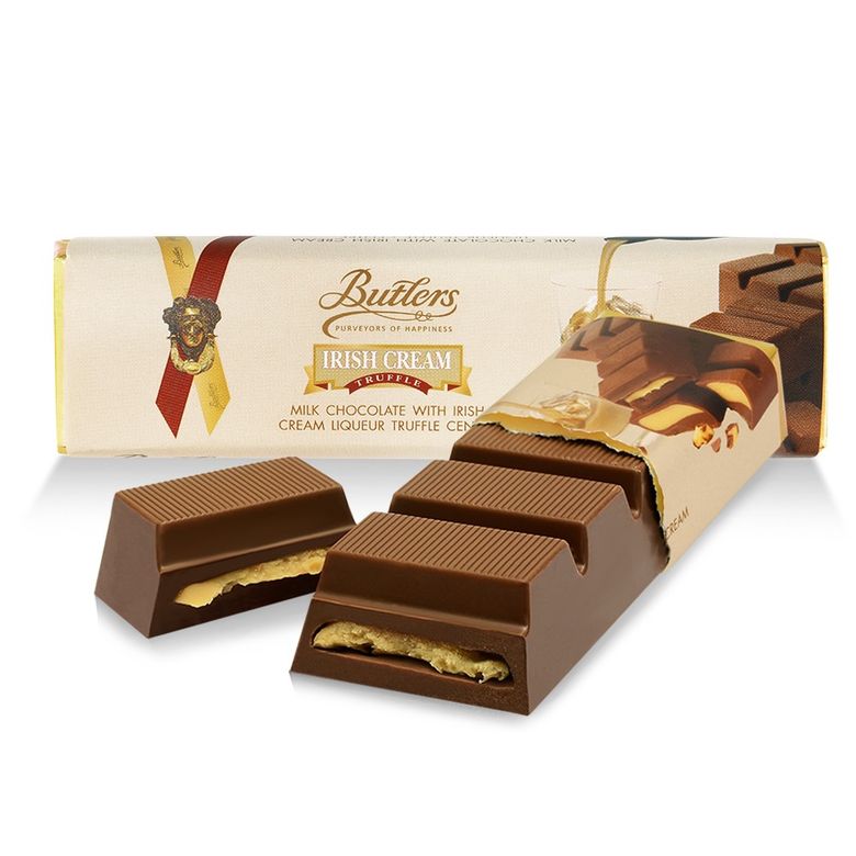 Butlers Schokoladenriegel mit Irish  Cream Liqueur Trüffelfüllung 10  x 75g. MHD: 22.11.2024
