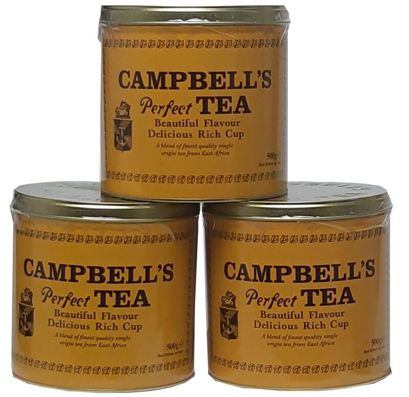 Campbell's Frühstückstee aus Irland. 3 x 500gr-Dose