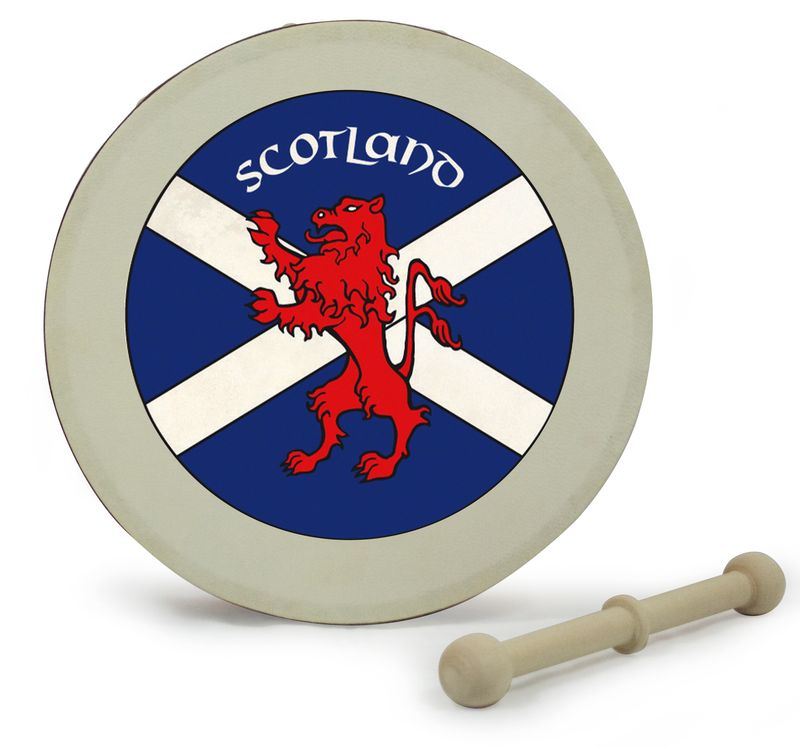 Waltons Bodhrán, 20 cm, Scots Flag, Rahmentrommel