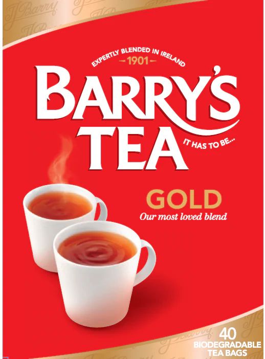 Barry's Tea Gold Blend aus Irland. 40 Teebeutel