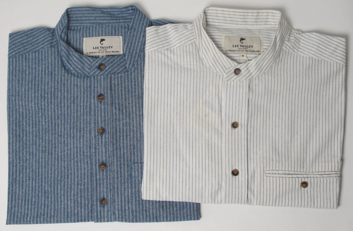 Irisches Stehkragenhemd Grandfather Shirt