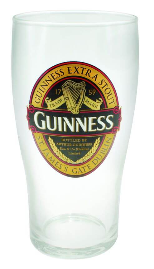 Guinness Glas für Sammler Red Collection