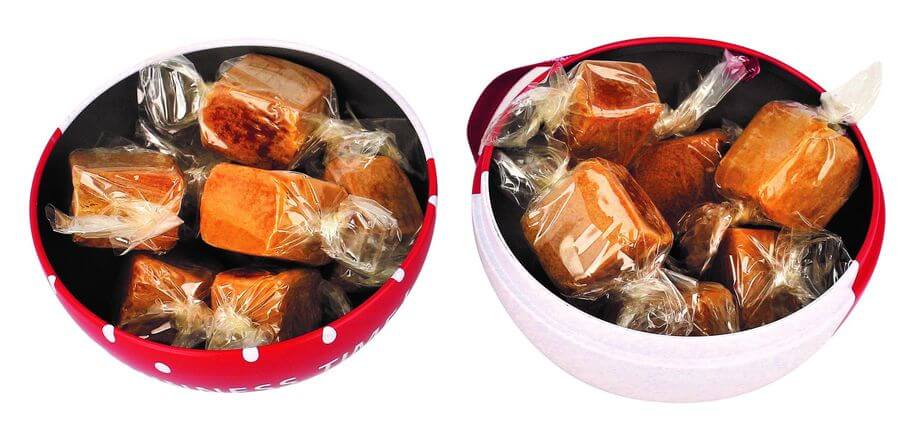 Guinness Tukan Metall-Dekokugel mit Fudge-Füllung