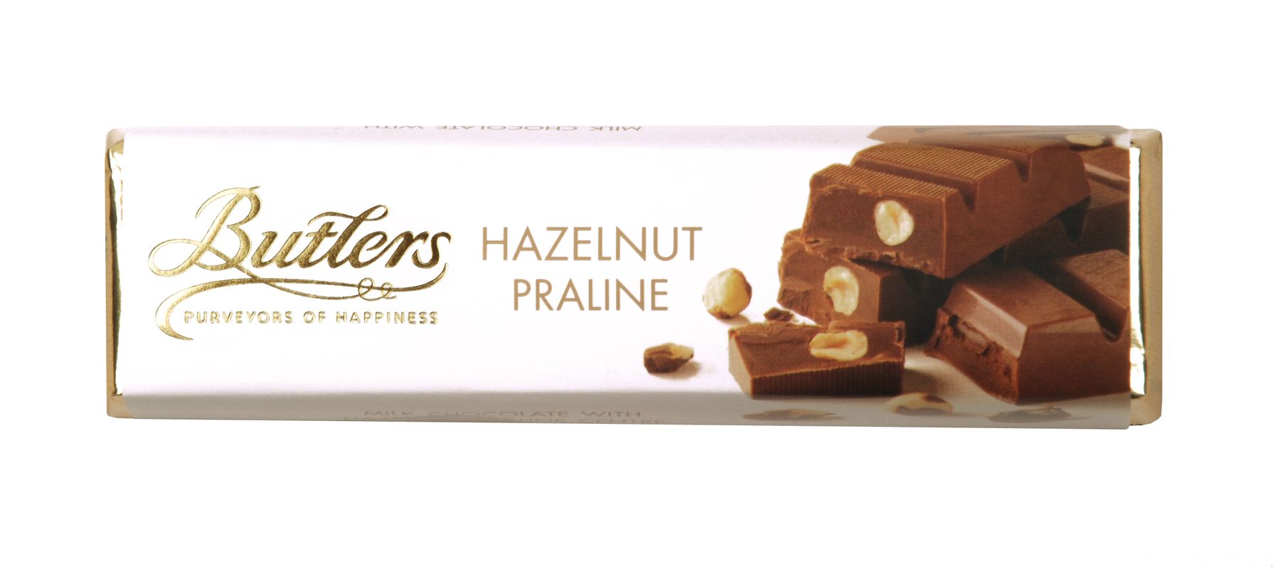 Butlers Irish Schokoladenriegel. Haselnuß und Nougat-Trüffelfüllung. 75g
