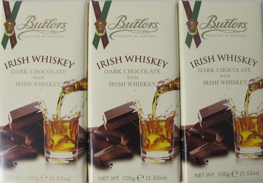 Butlers Irish Dunkle Irische Schokolade mit Irish Whiskey (3 x 100g)