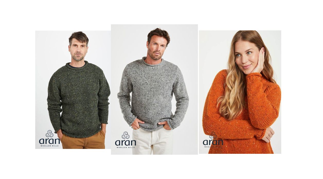 Irische Tweedpullover unisex