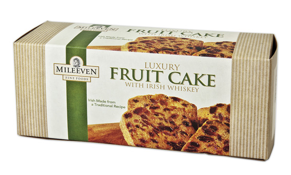McLaughlin's Irish Shop Früchtekuchen mit irischem Whiskey, 400g.