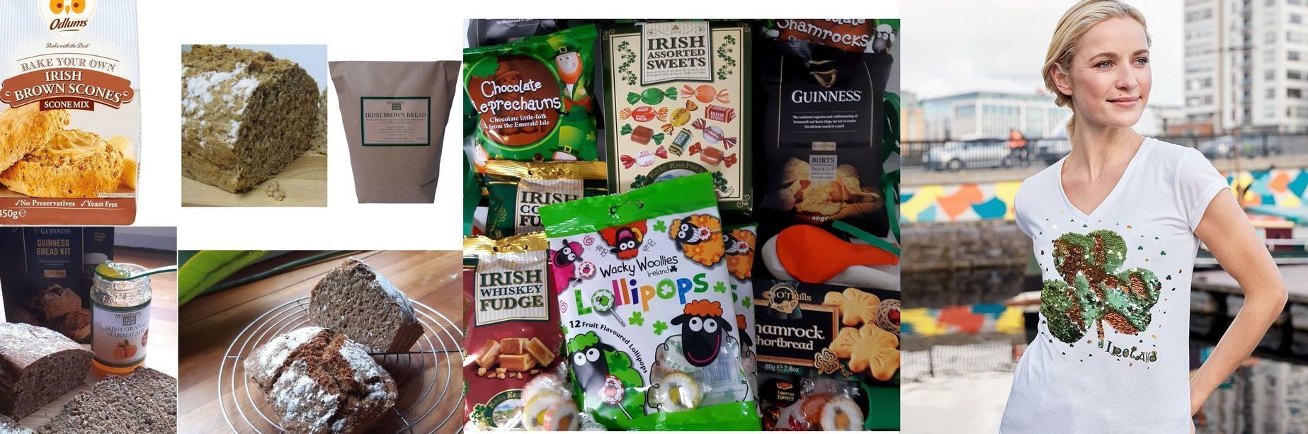 Irische Partyartikel fuer St. Patricks Day