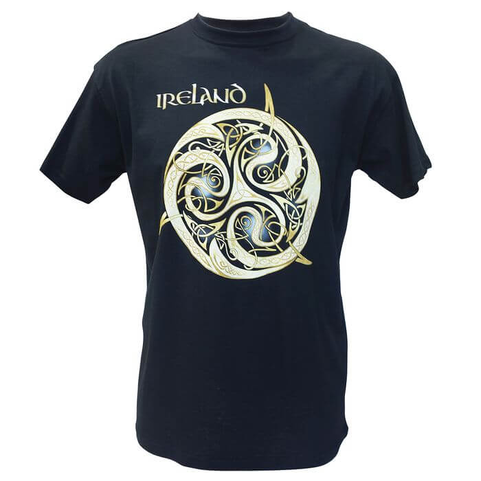Irisches Herren Fit T-Shirt Celtic Knot L