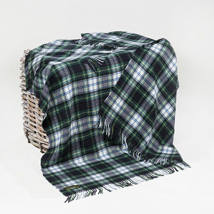 Gewebte irische Kuscheldecke aus Lambswool