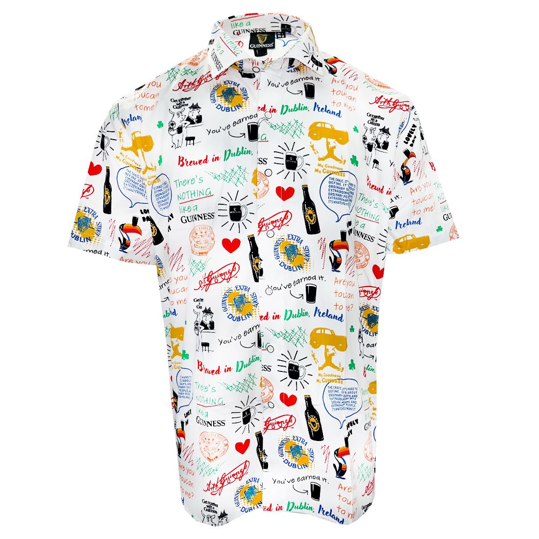 Guinness Doodle Unisex Kurzarmhemd XL