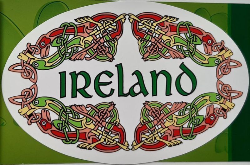 Irland Aufkleber – Selbstklebend, Perfekt Für Auto, Laptop & Mehr